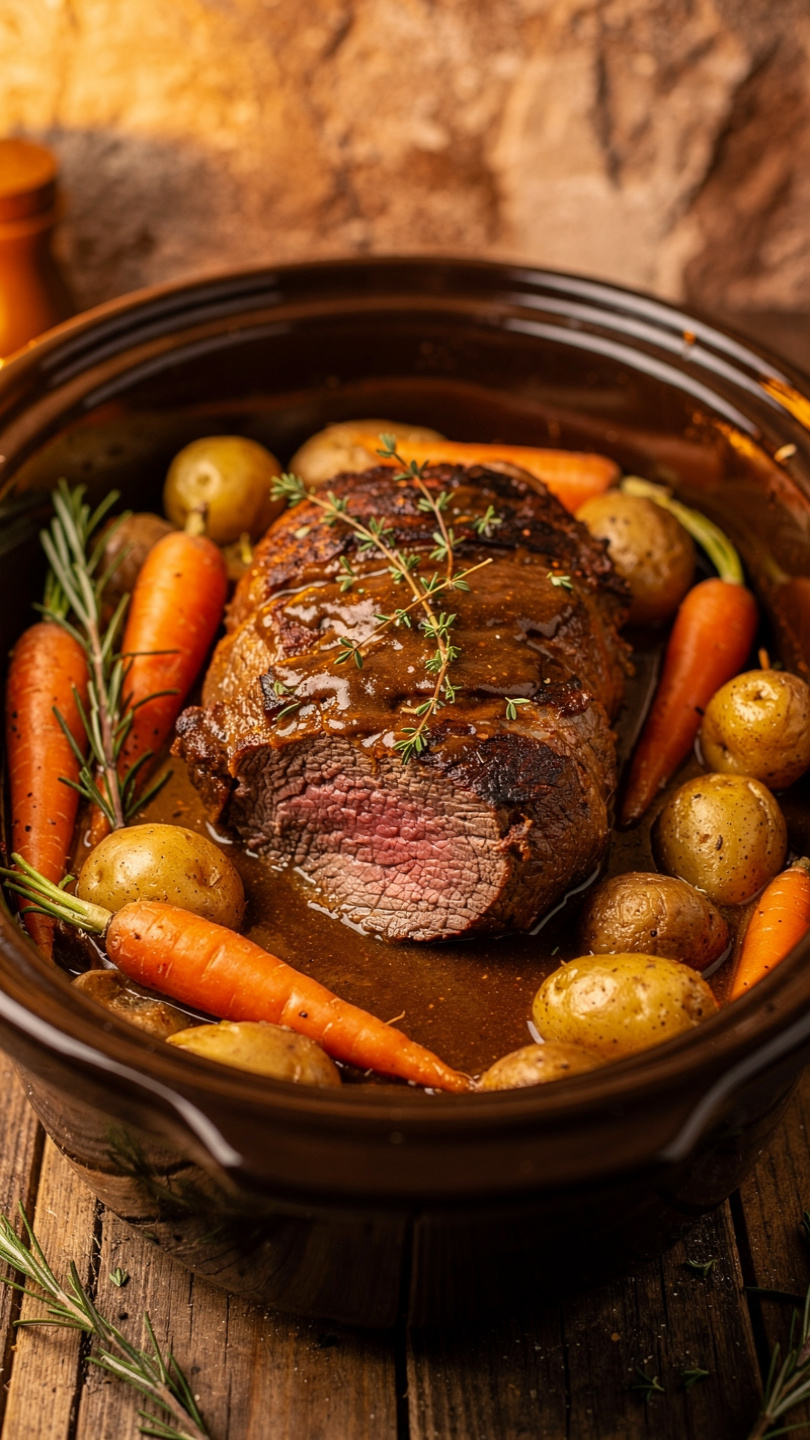 Easy Crockpot Beef Tenderloin Recipe (Juicy & Foolproof)