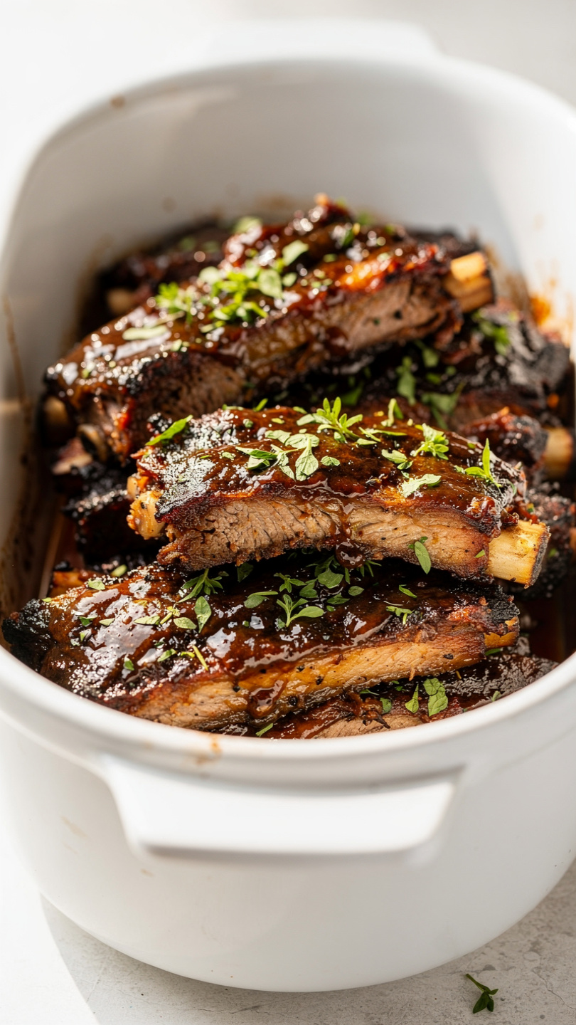 Crockpot Ribs: Fall-Off-The-Bone Slow Cooker Beef Ribs