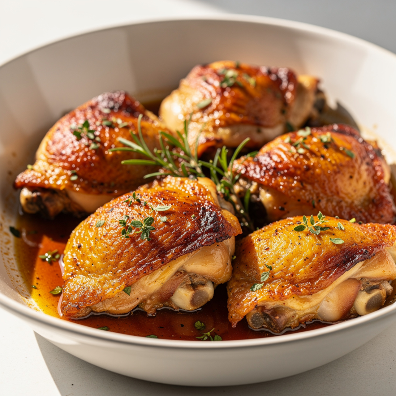 Slow Cooker Brown Sugar Garlic Chicken Thighs