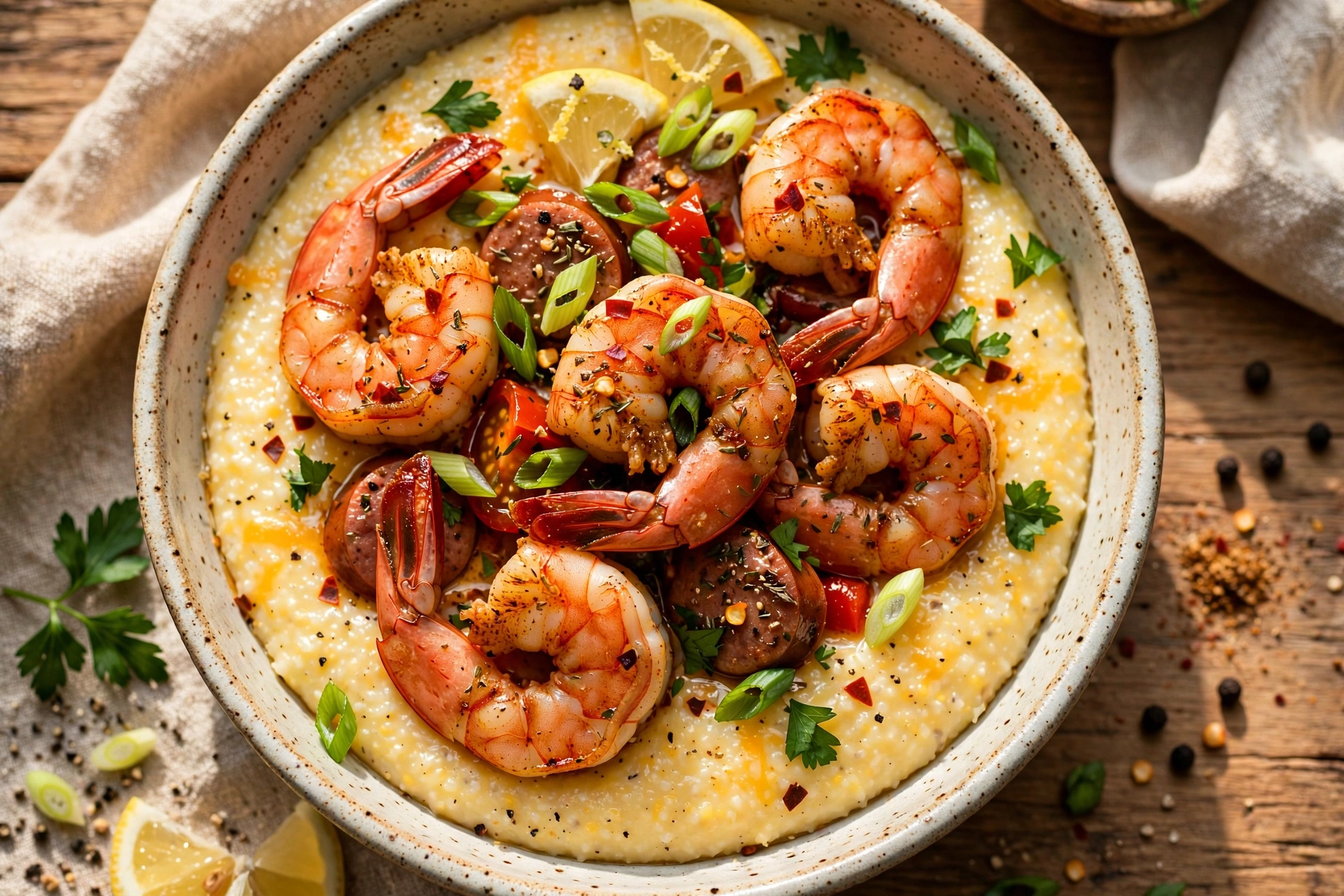 Cajun Shrimp and Grits