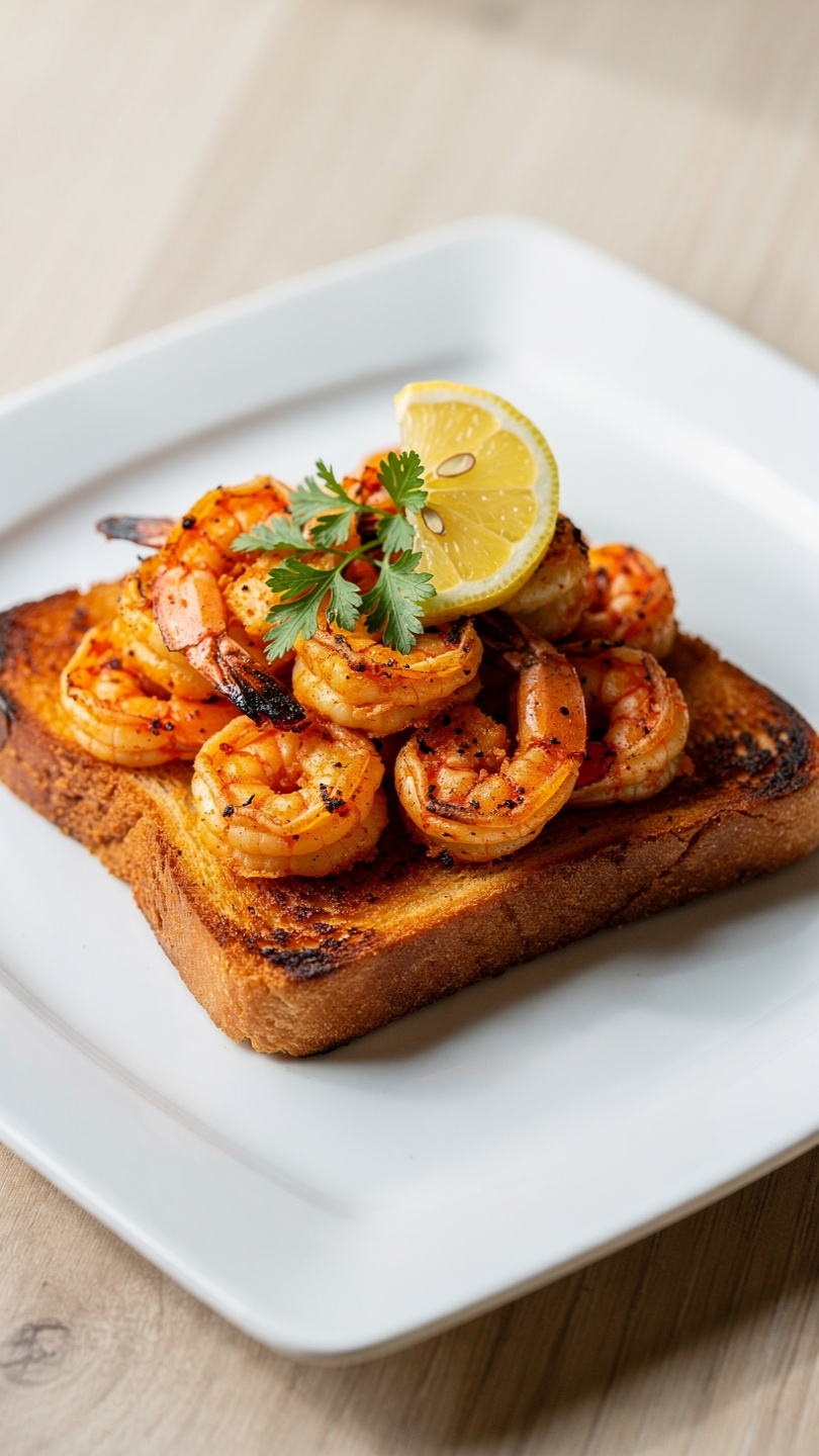 Cajun Shrimp Toast
