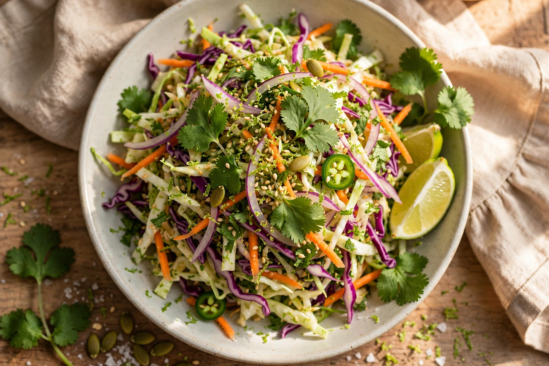 Cilantro Lime Slaw