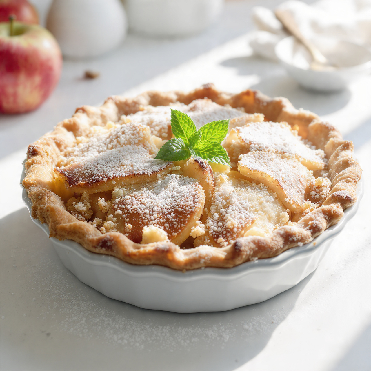 Best Dutch Apple Pie Recipe (Old Fashioned Crumb Topping)