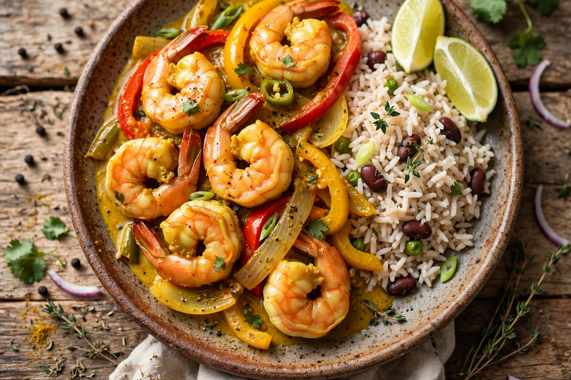 Jamaican Curry Shrimp