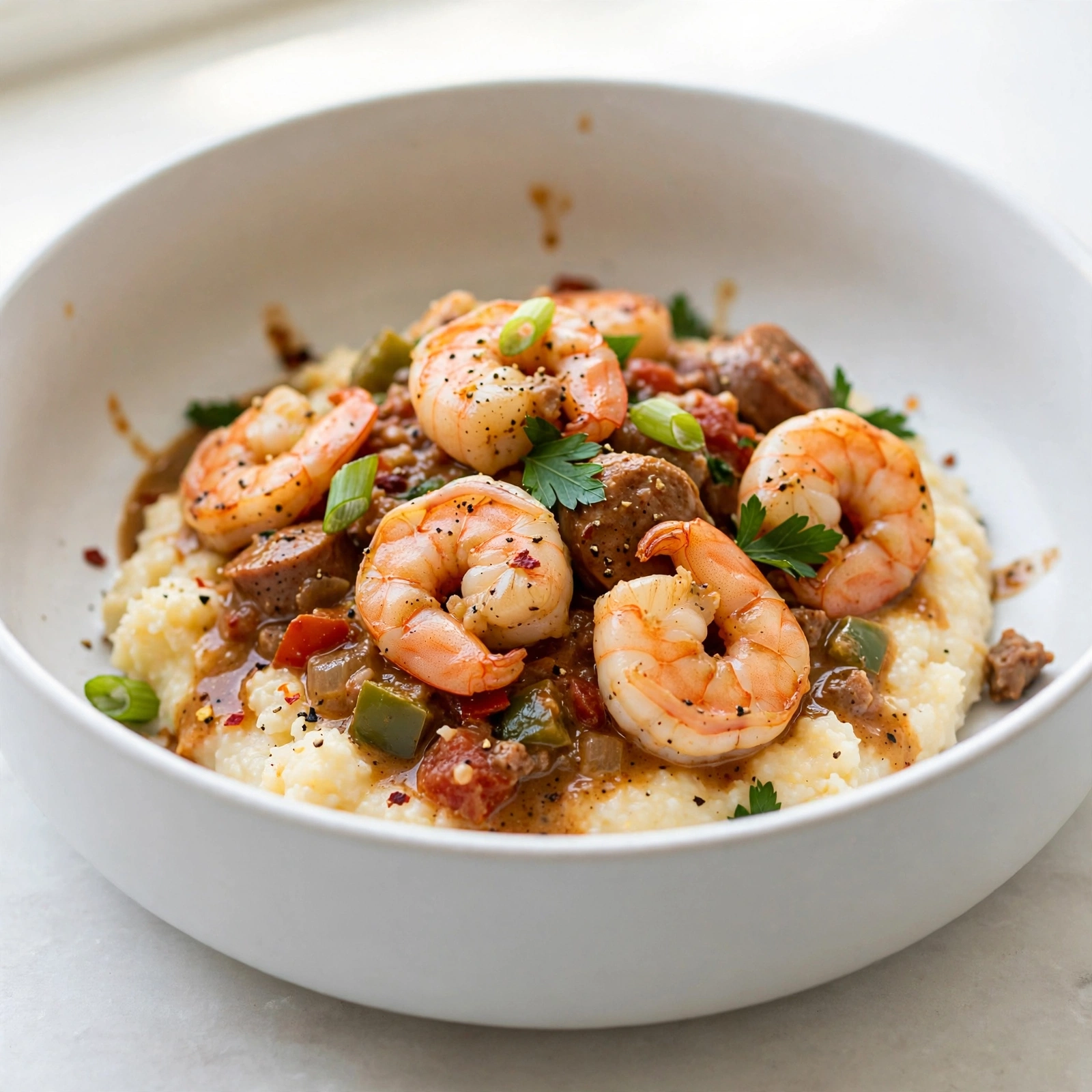 New Orleans Style Shrimp and Grits