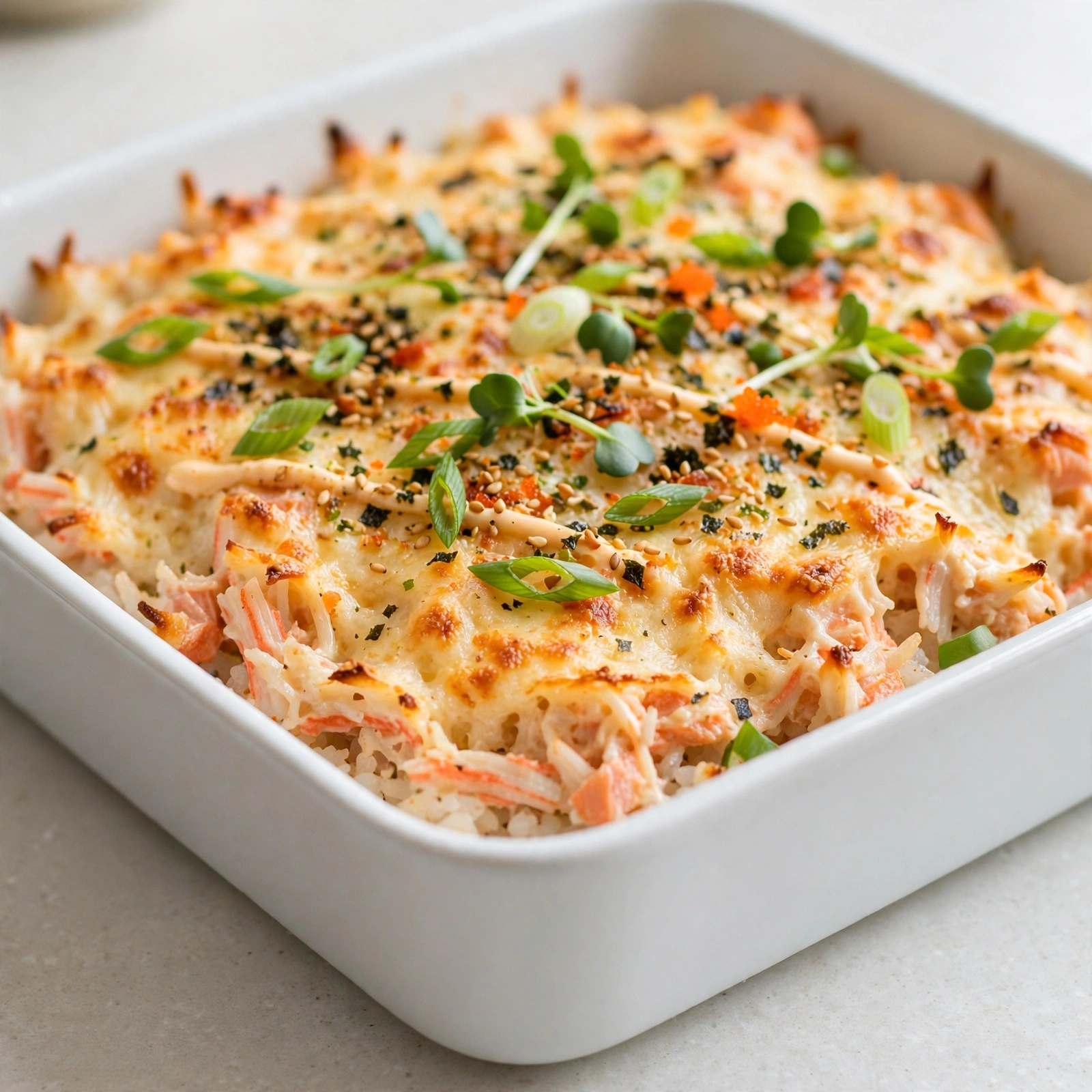 Sushi Bake (Easy Deconstructed Sushi Casserole)